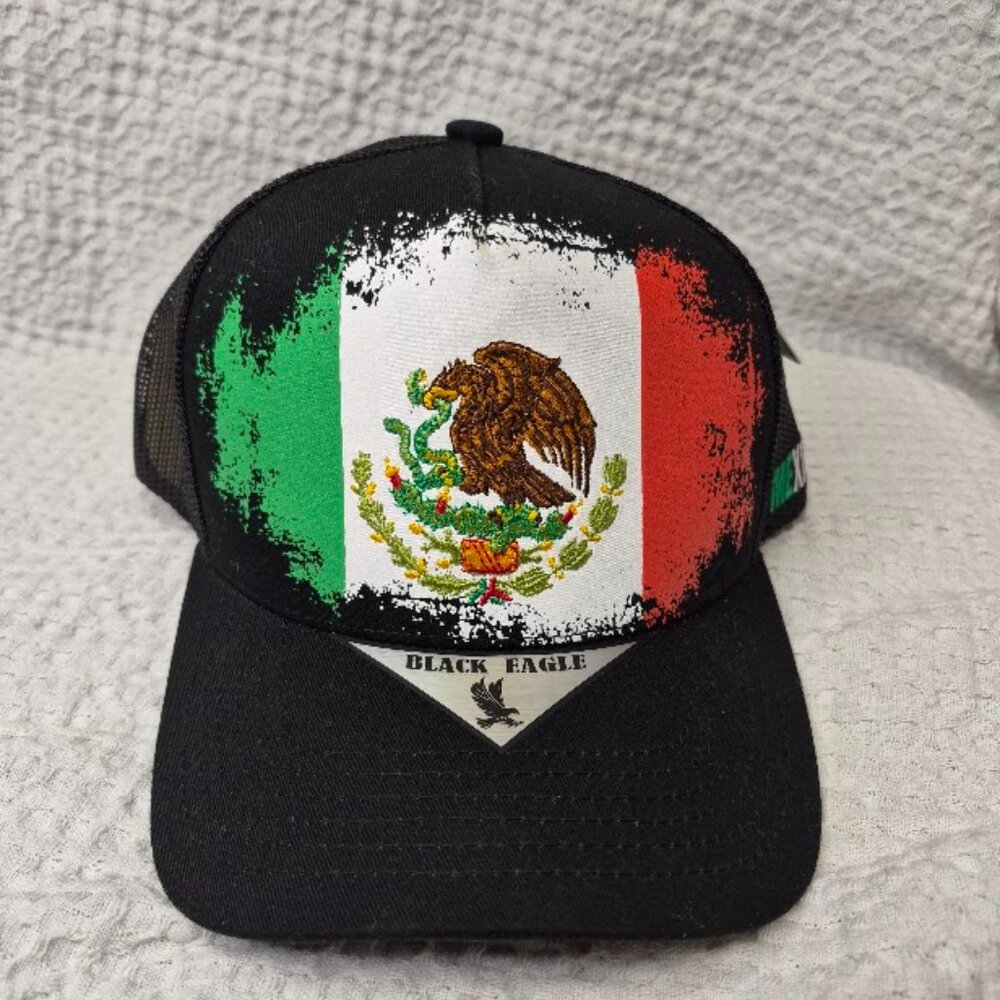 MEXICAN MEXICO‎ Hat Hecho En Mexico Eagle Aguila Embroide Curve Baseball Cap New